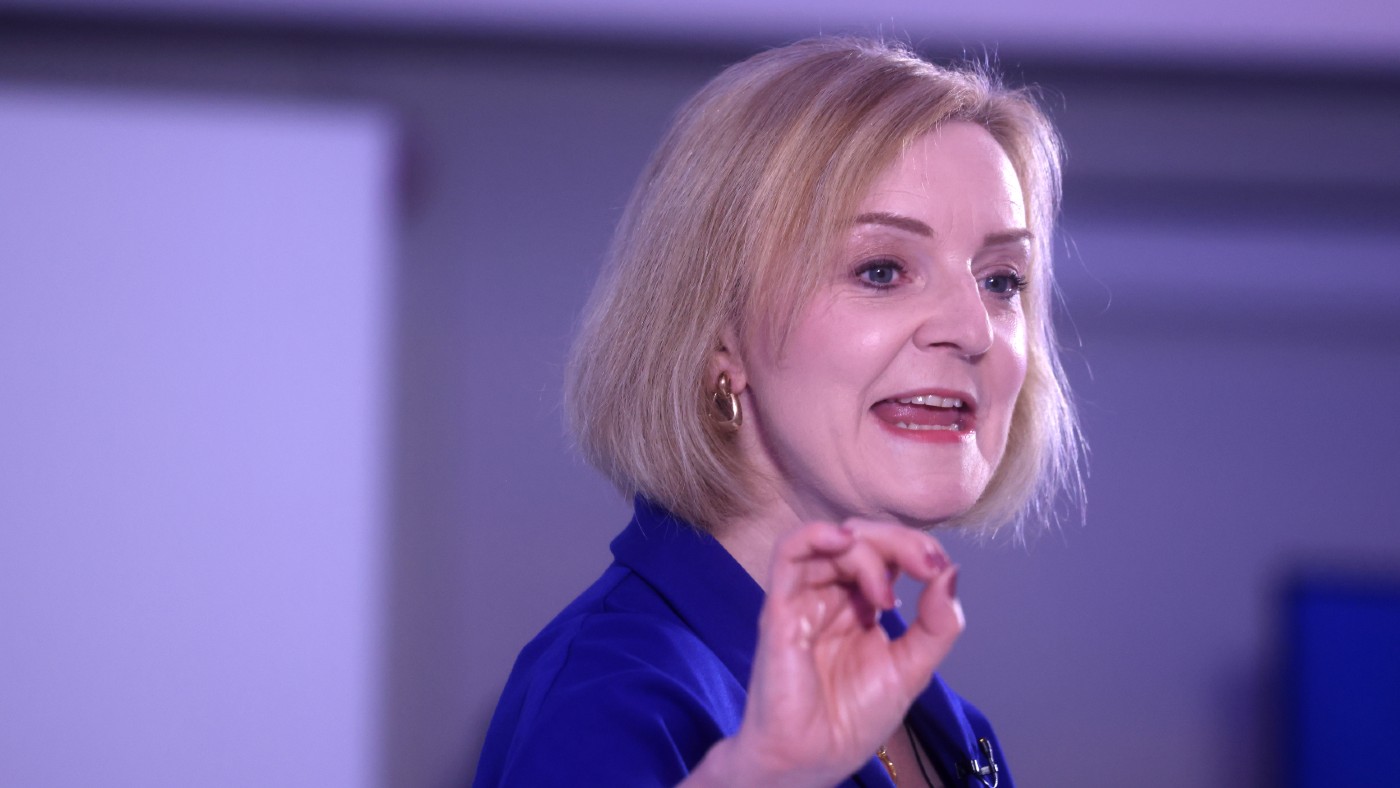 Liz Truss at the Conservative Party leadership hustings