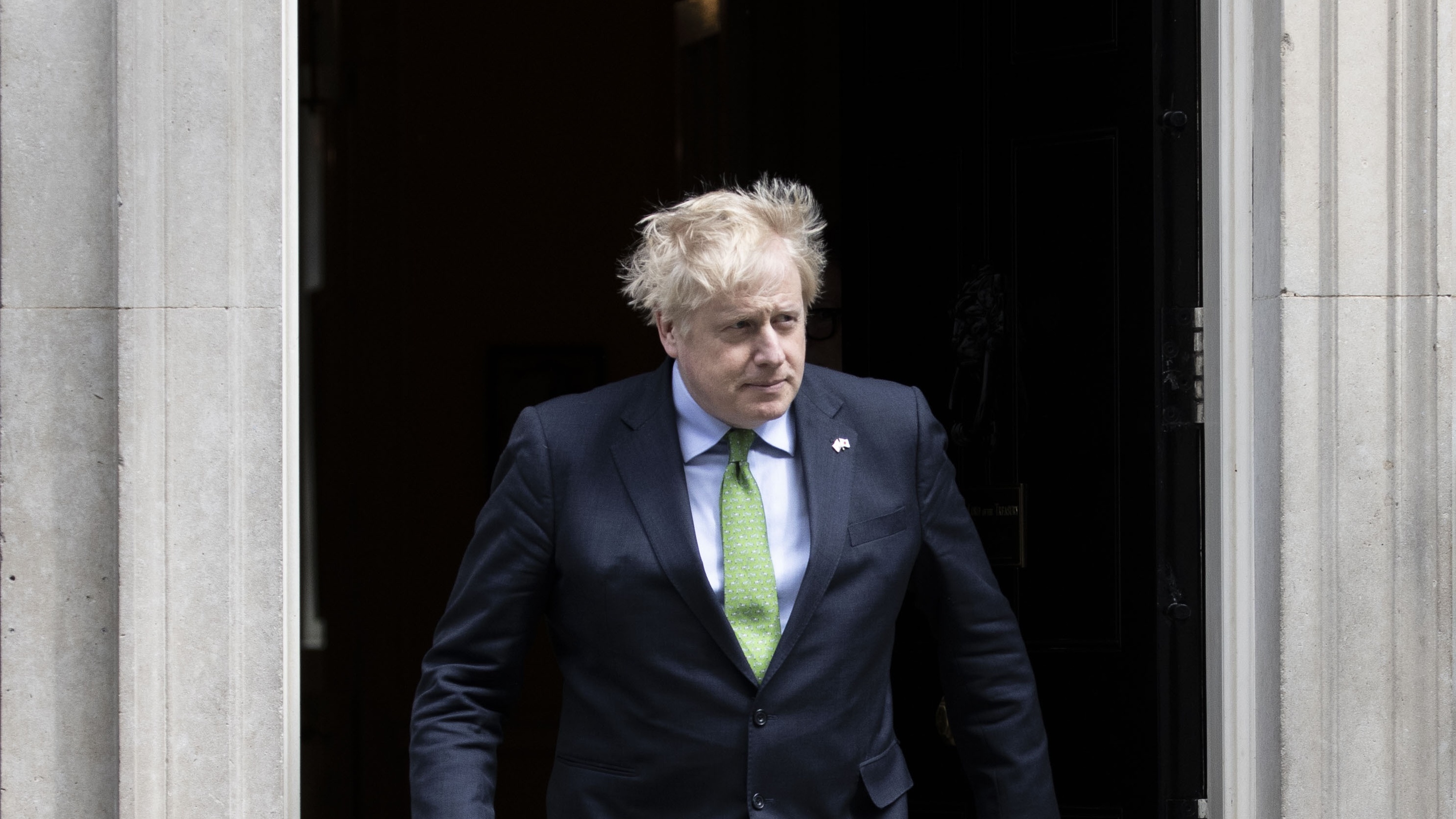 Boris Johnson departs 10 Downing Street