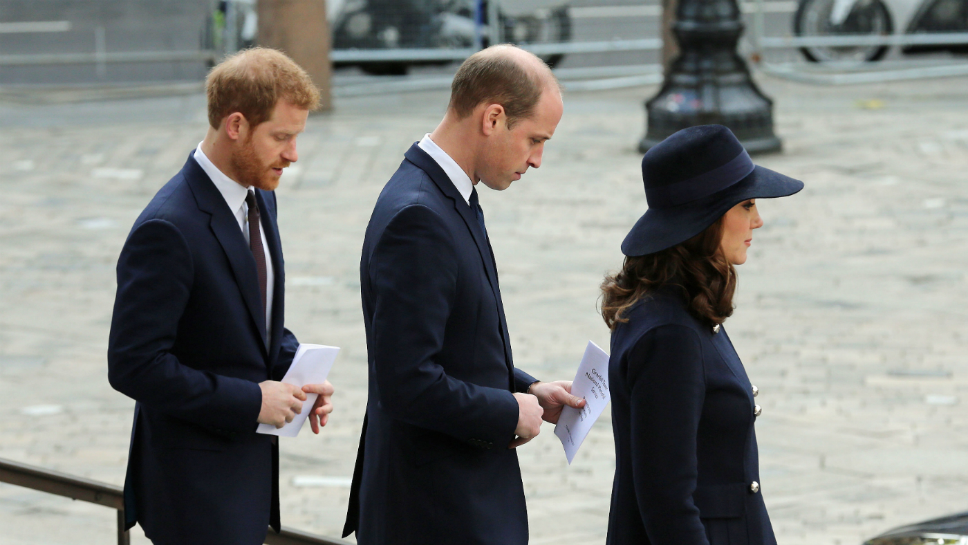 Prince Harry and the Duke and Duchess of Cambridge