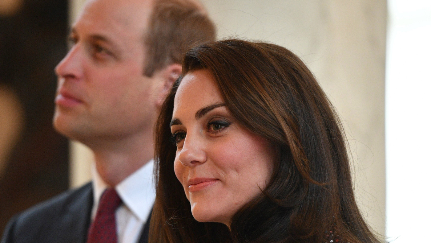 Kate Middleton with William