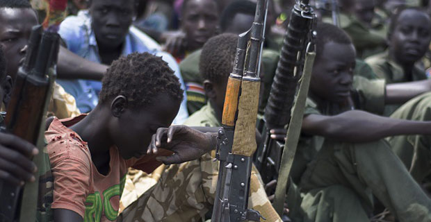 Child soldiers in South Sudan 