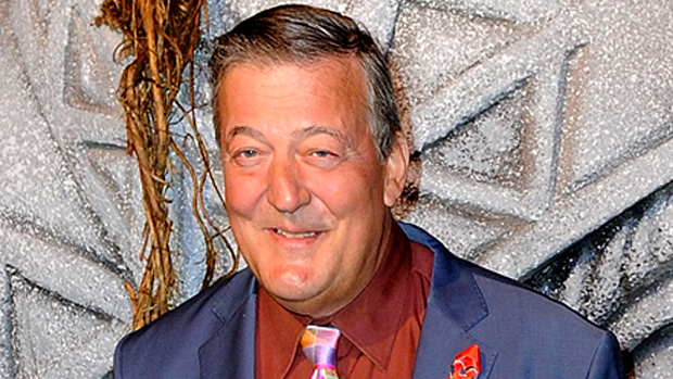 LONDON, ENGLAND - DECEMBER 01:(MANDATORY CREDIT PHOTO BY DAVE J. HOGAN GETTY IMAGES REQUIRED) Stephen Fry attends &quot;The Hobbit: The Battle Of The Five Armies&quot;World Premiere at Odeon Leicester 