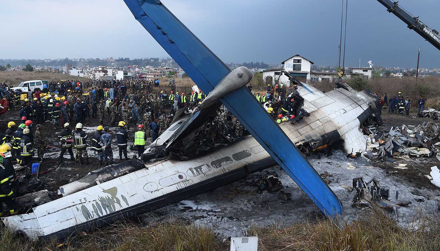 US-Bangla Airlines flight BS211 crashed in Nepal, killing at least 50 people