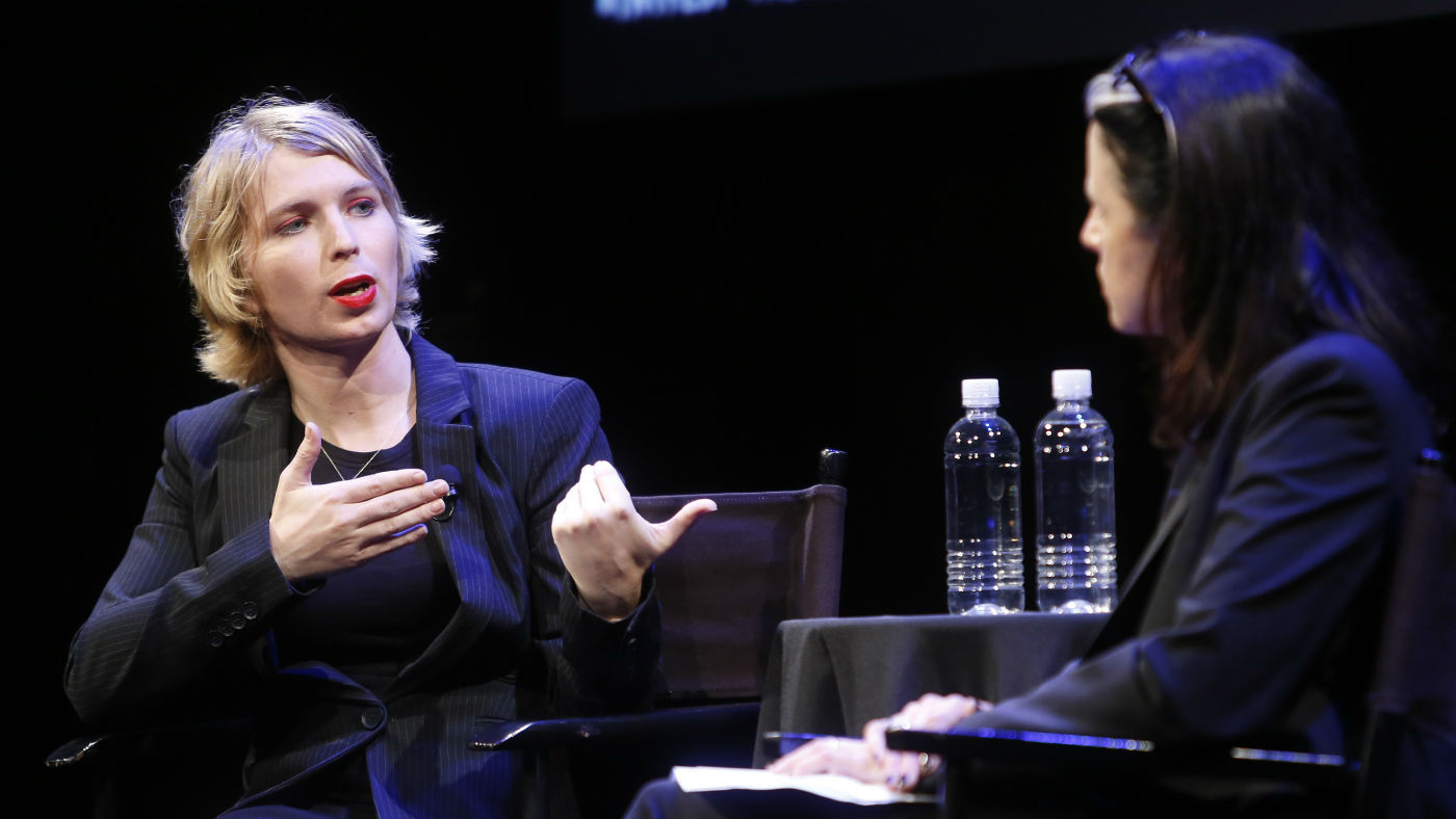 Chelsea Manning (left) is to run for the senate