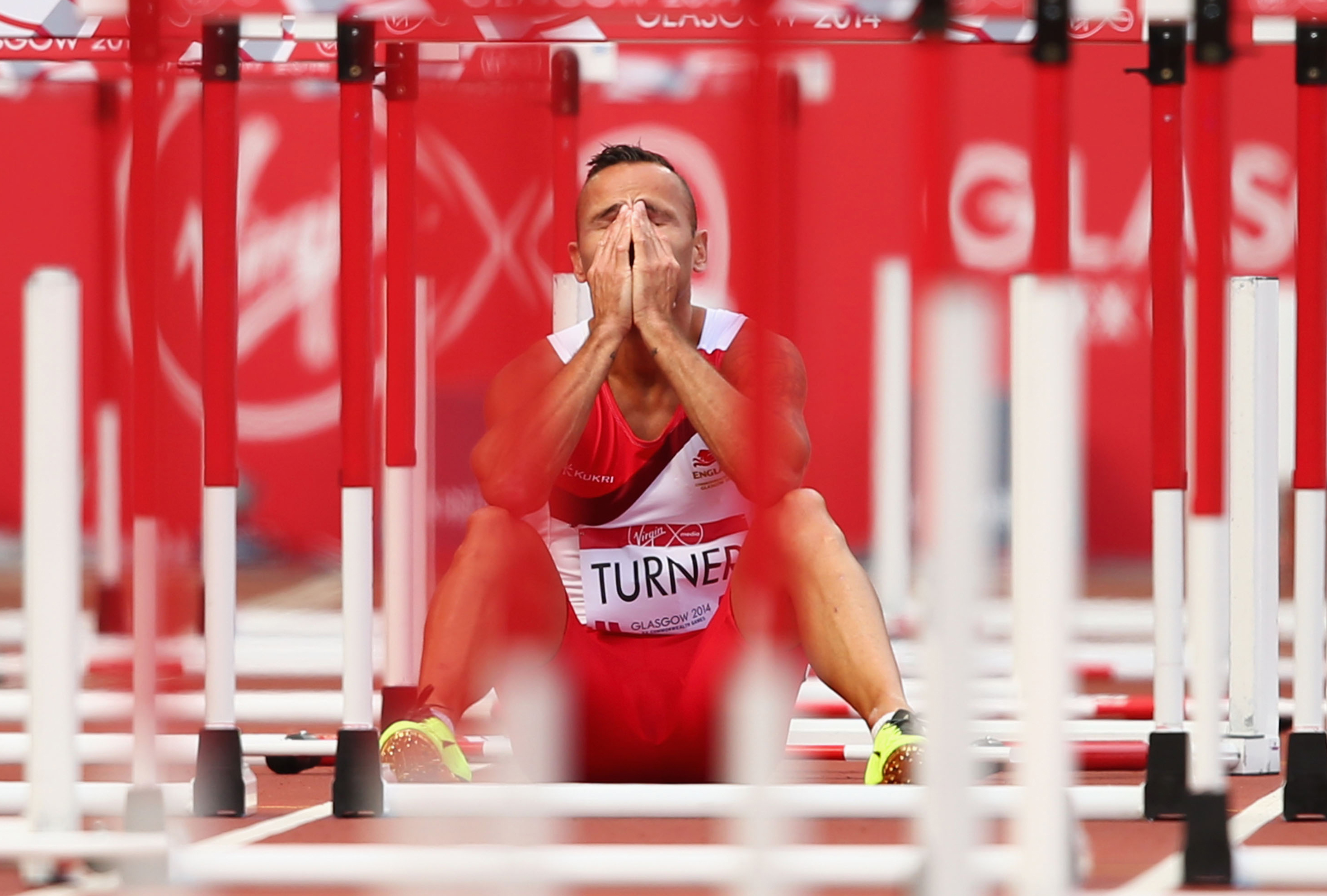 England&#039;s Andy Turner at Glasgow 2014 Commonwealth Games