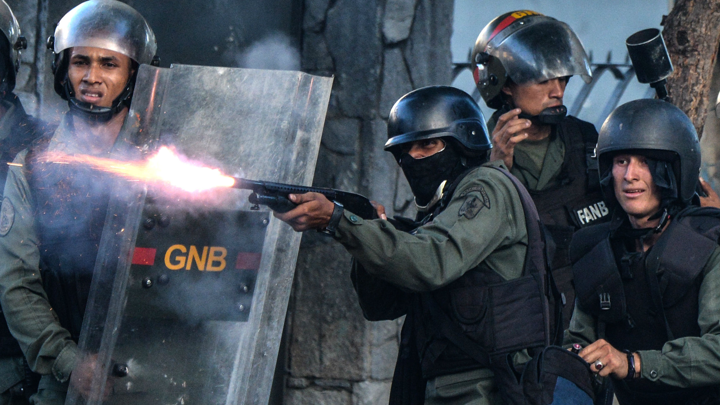 Riot police, Venezuela 
