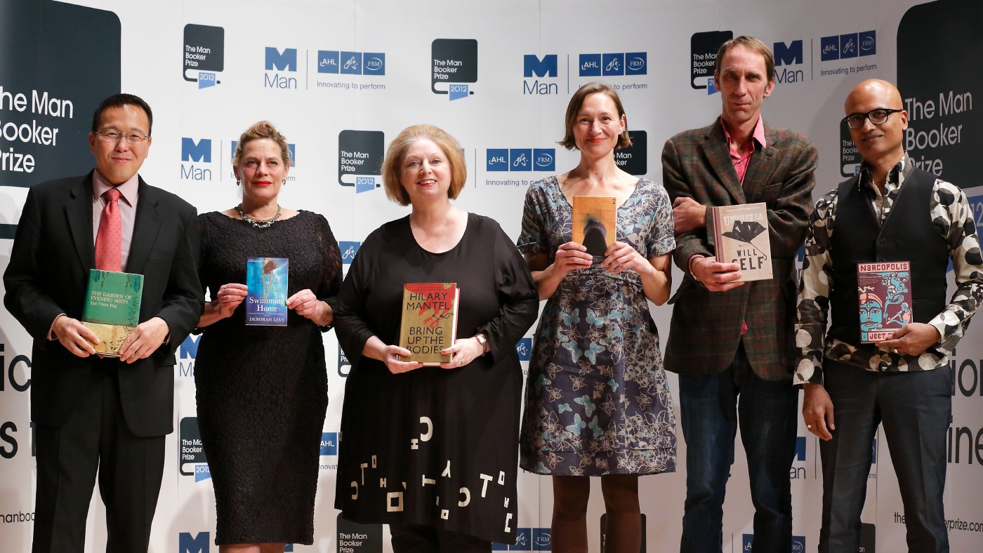The contenders for the 2012 Booker Prize, which was won by Hilary Mantel   