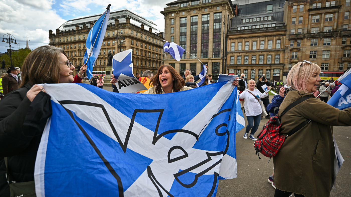 Scottish independence supporters