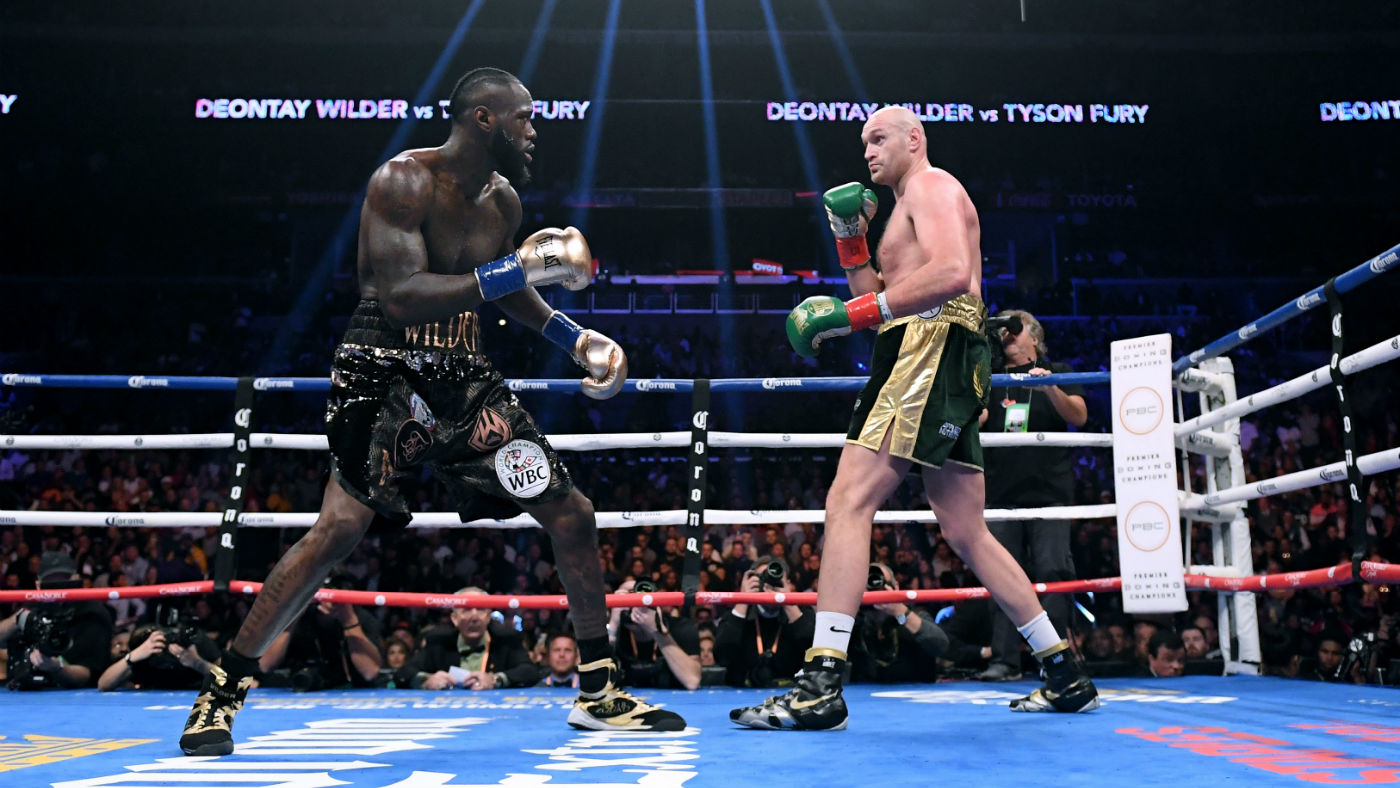 The first fight between Deontay Wilder and Tyson Fury ended in a split-decision draw 