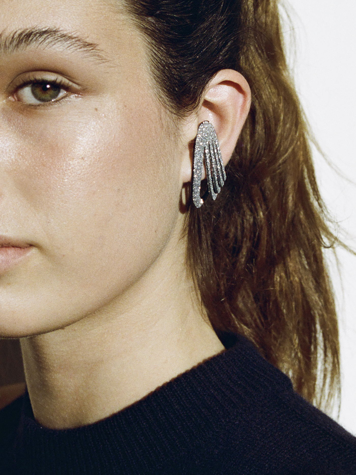 SO-LE Studio Lieve earrings in leather 
