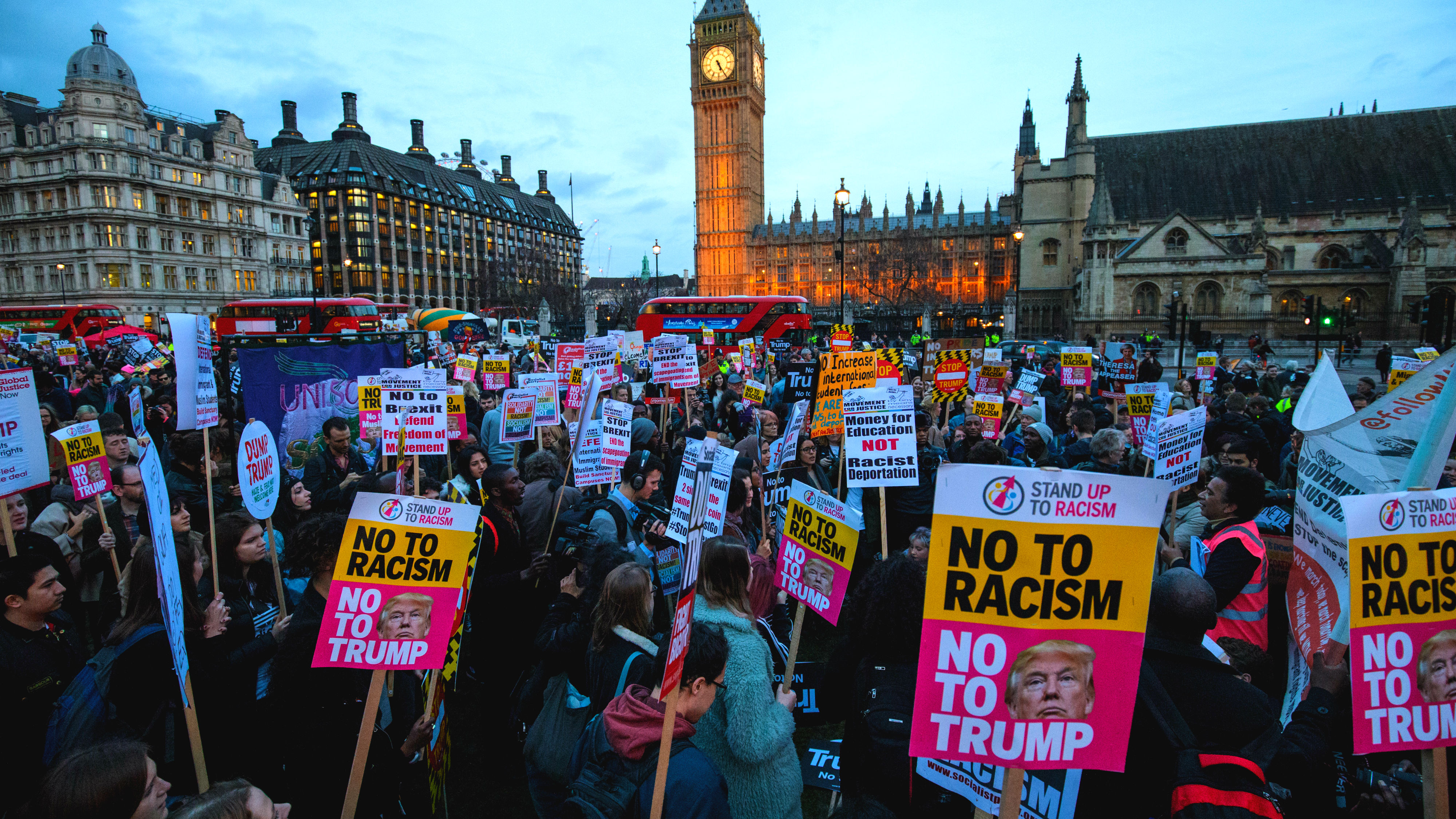 Stop Trump protest UK 