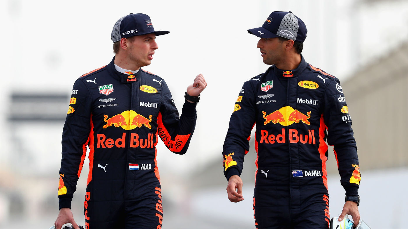 F1 Red Bull Max Verstappen Daniel Ricciardo