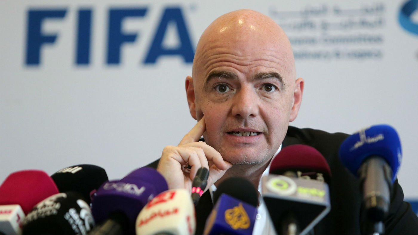 Gianni Infantino was elected Fifa president in February 2016