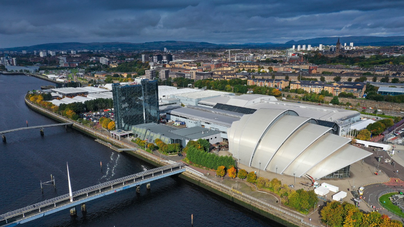 The Scottish Event Campus in Glasgow will host the Cop26 summit  
