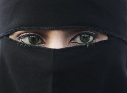 Burka veil