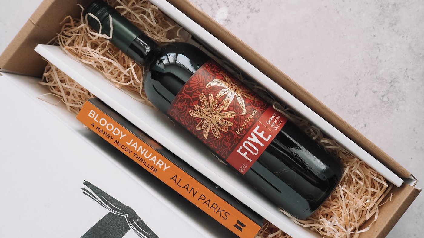 Book and wine subscription box