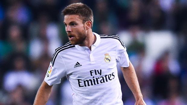 BARCELONA, SPAIN - OCTOBER 29:Asier Illarramendi of Real Madrid CF during the Copa Del Rey Round of 32 first leg match at Power8 Stadium on October 29, 2014 in Barcelona, Spain.(Photo by Davi