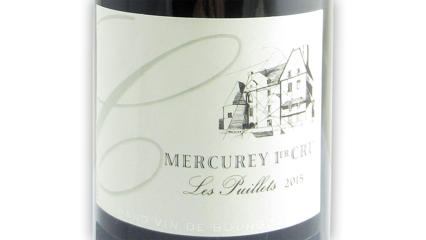 2015 Mercurey, 1er Cru Les Puillets, Chateau de Chamilly, Burgundy, France