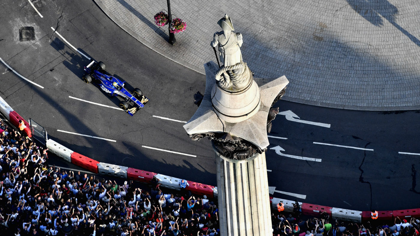 An F1 Live event was held in London’s Trafalgar Square in June 2017