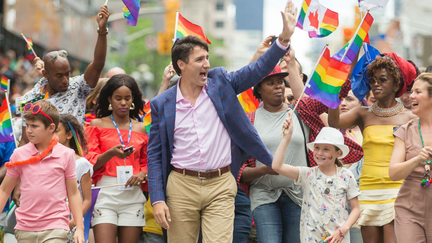 Justin Trudeau at Pride