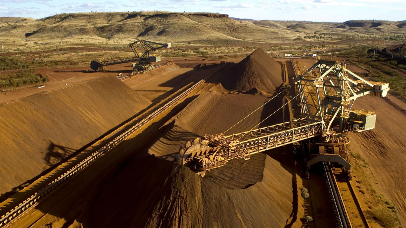 A Rio Tinto iron ore mine in Western Australia’s Pilbara region