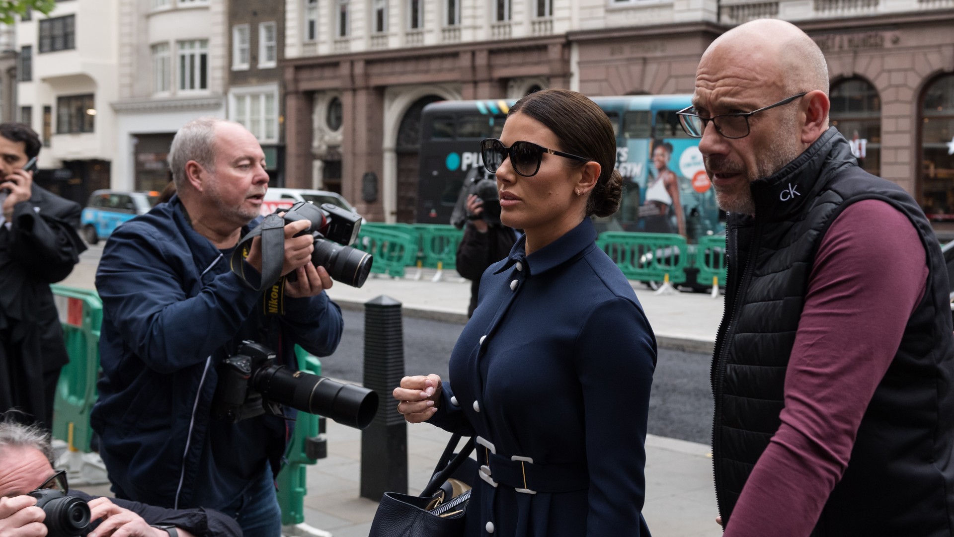 Rebekah Vardy arrives at the Royal Courts of Justice 