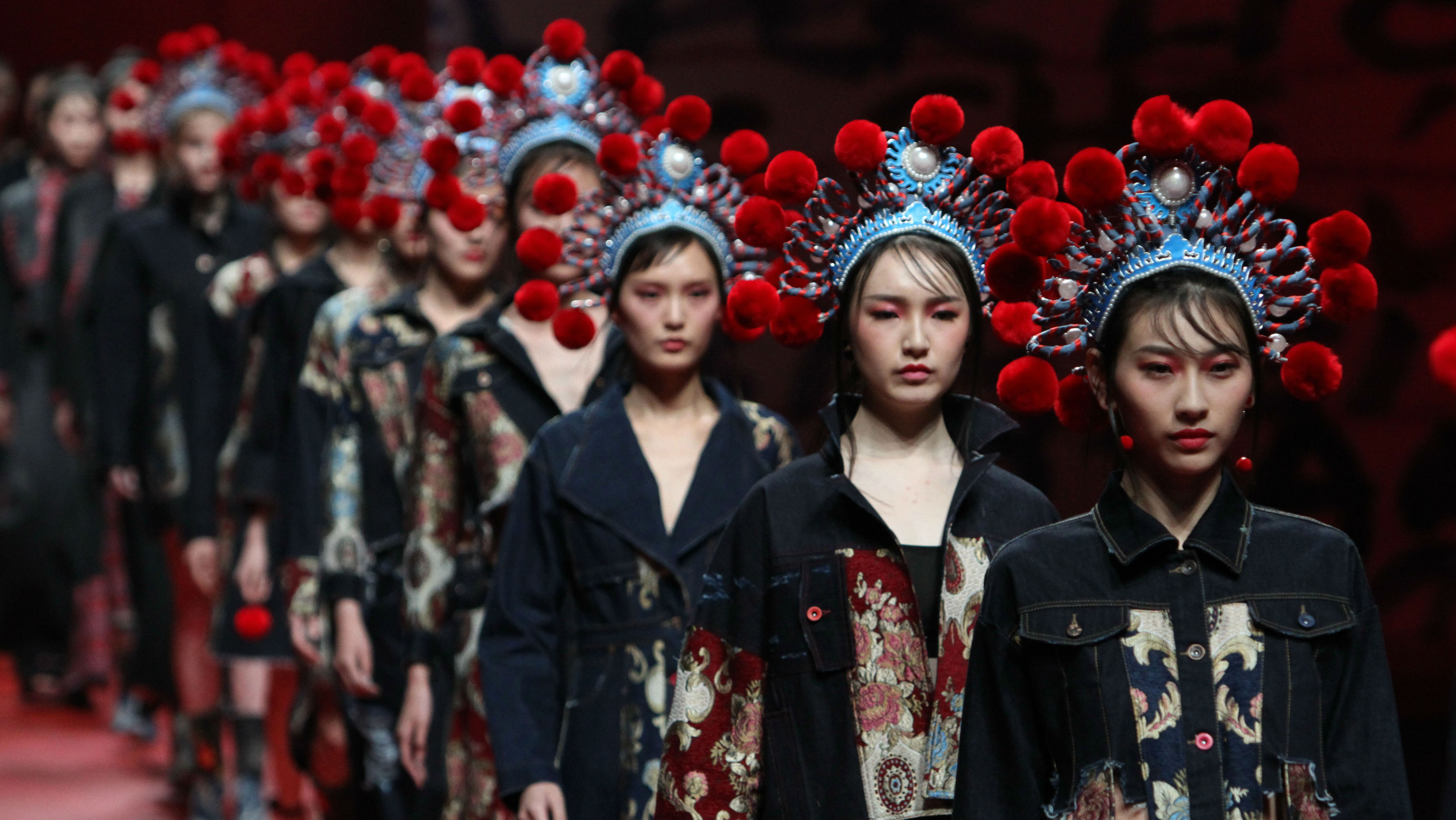 Chen Wen runway, China Fashion Week March 2017