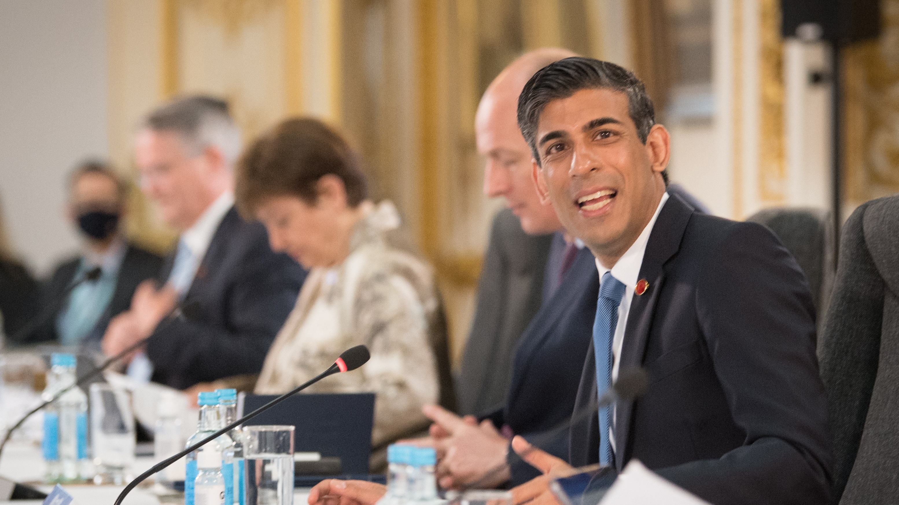 Rishi Sunak chairs meeting of the G7 finance ministers at Lancaster House