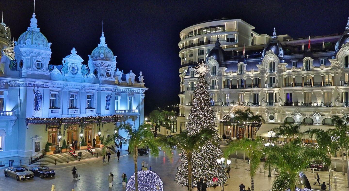 Nighttime views of Monte Carlo