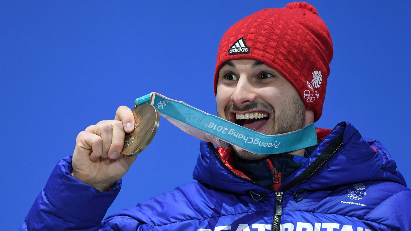 Dom Parsons bronze medal PyeongChang Medals Plaza