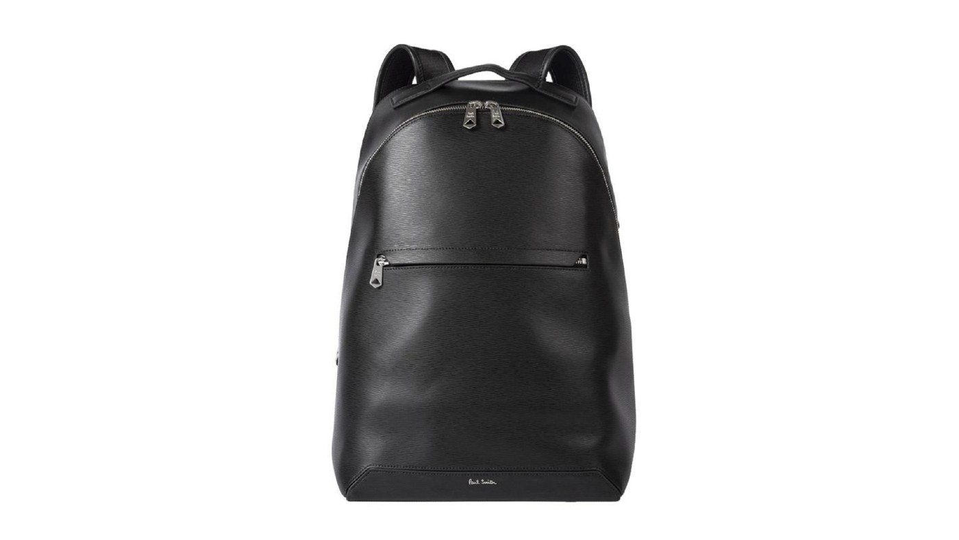 Paul Smith Embossed Leather Backpack