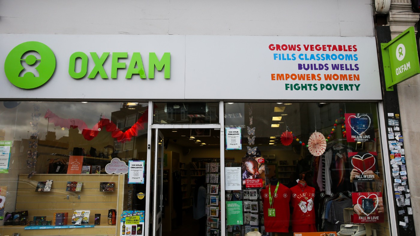 Exterior of an Oxfam store