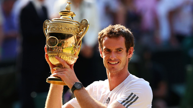 Andy Murray at Wimbledon 2013