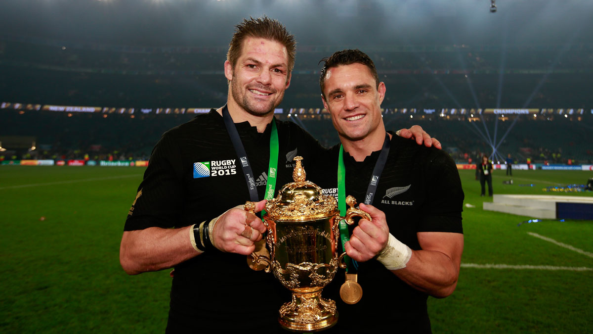 Richie McCaw and Dan Carter of New Zealand, Rugby World Cup 2015