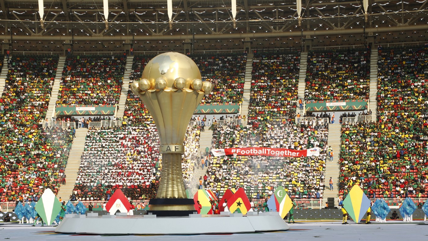 The Africa Cup of Nations opening ceremony in Yaoundé, Cameroon  
