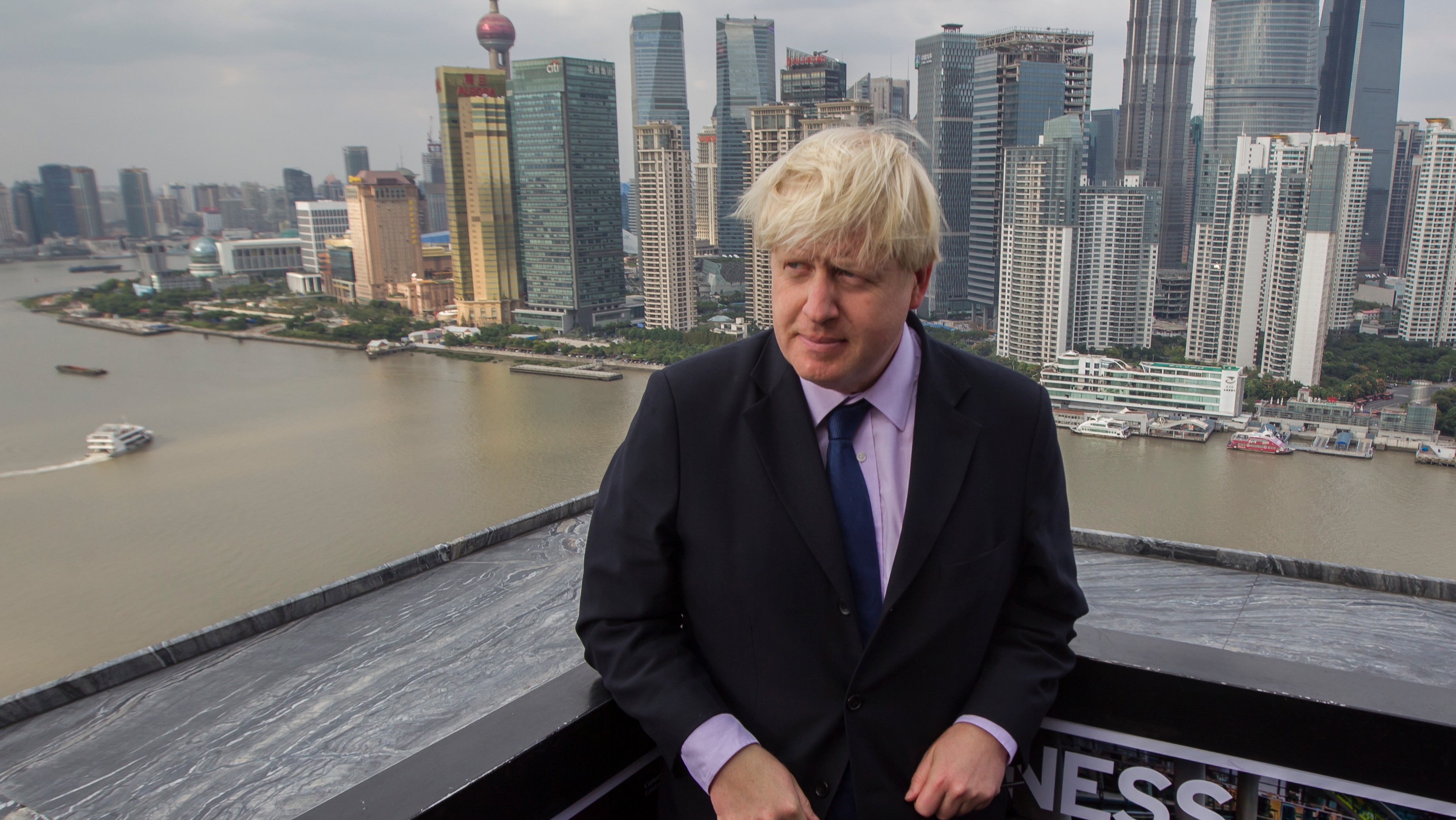 Boris Johnson in China
