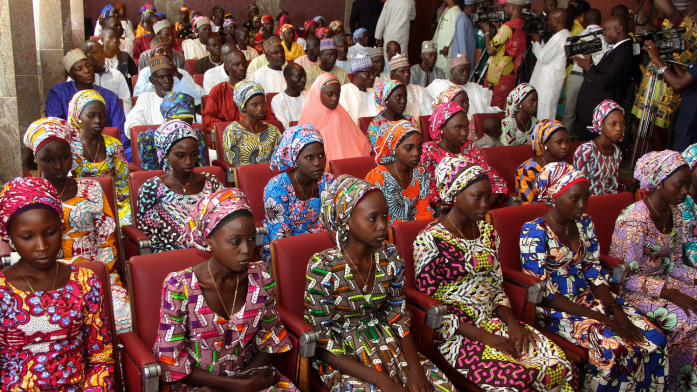 Chibok schoolgirls and President Muhammadu Buhari
