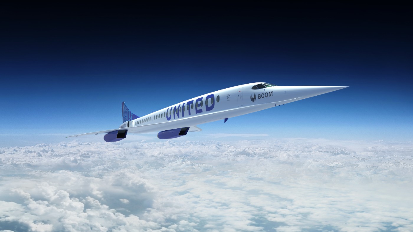 United Airlines Boom Supersonic Overture aircraft