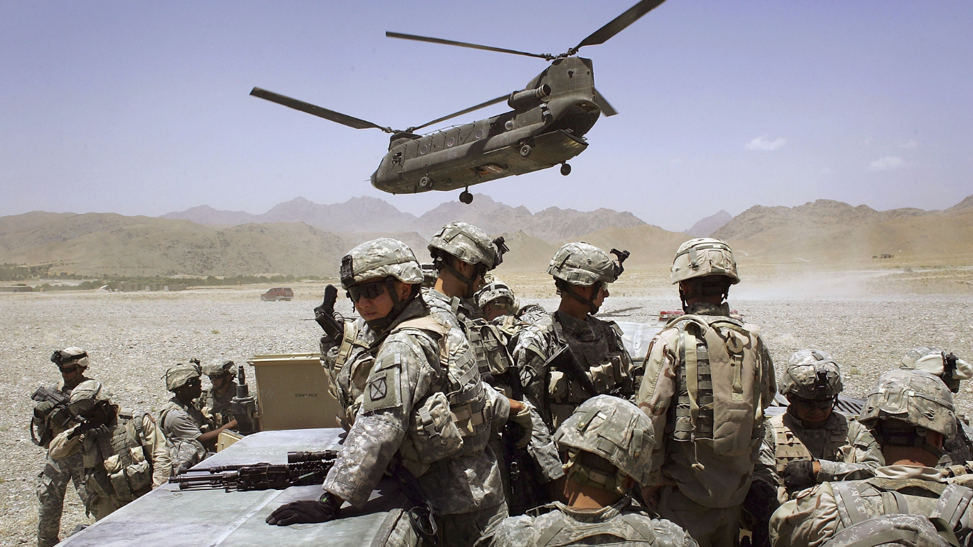 US troops in Afghanistan