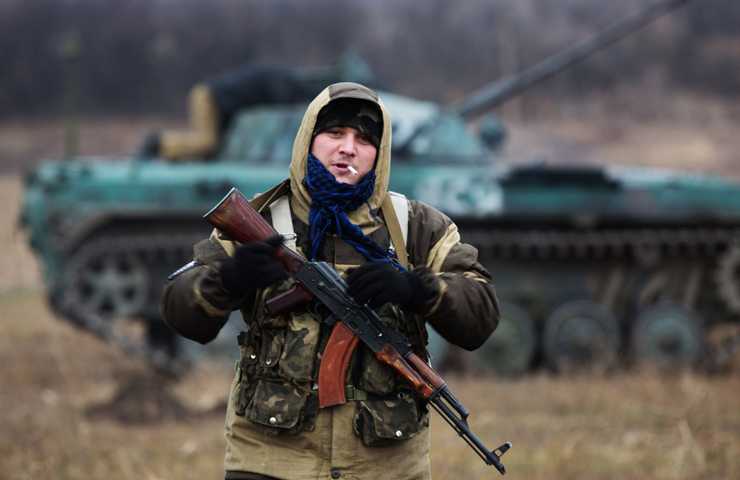 Pro-Russian militant