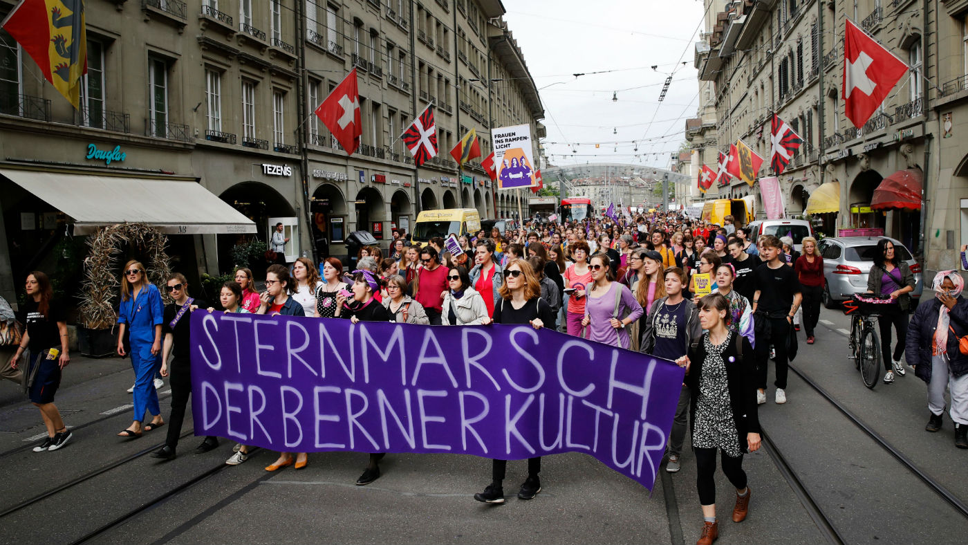 Women strike in Bern on 14 June 2019