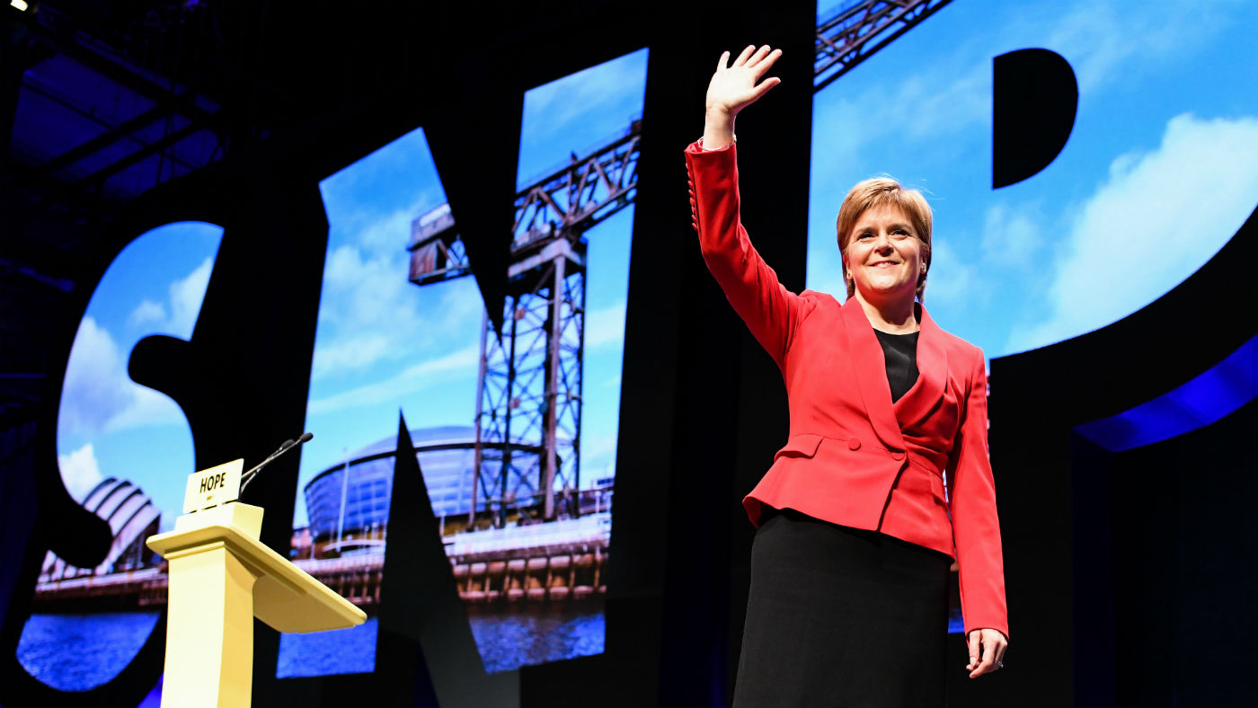 Nicola Sturgeon at SNP Conference in Glasgow