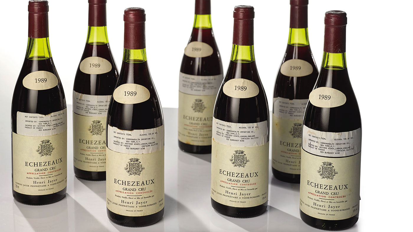 A dozen bottles of Echézeaux 1989 Henri Jayer, Georges Jayer