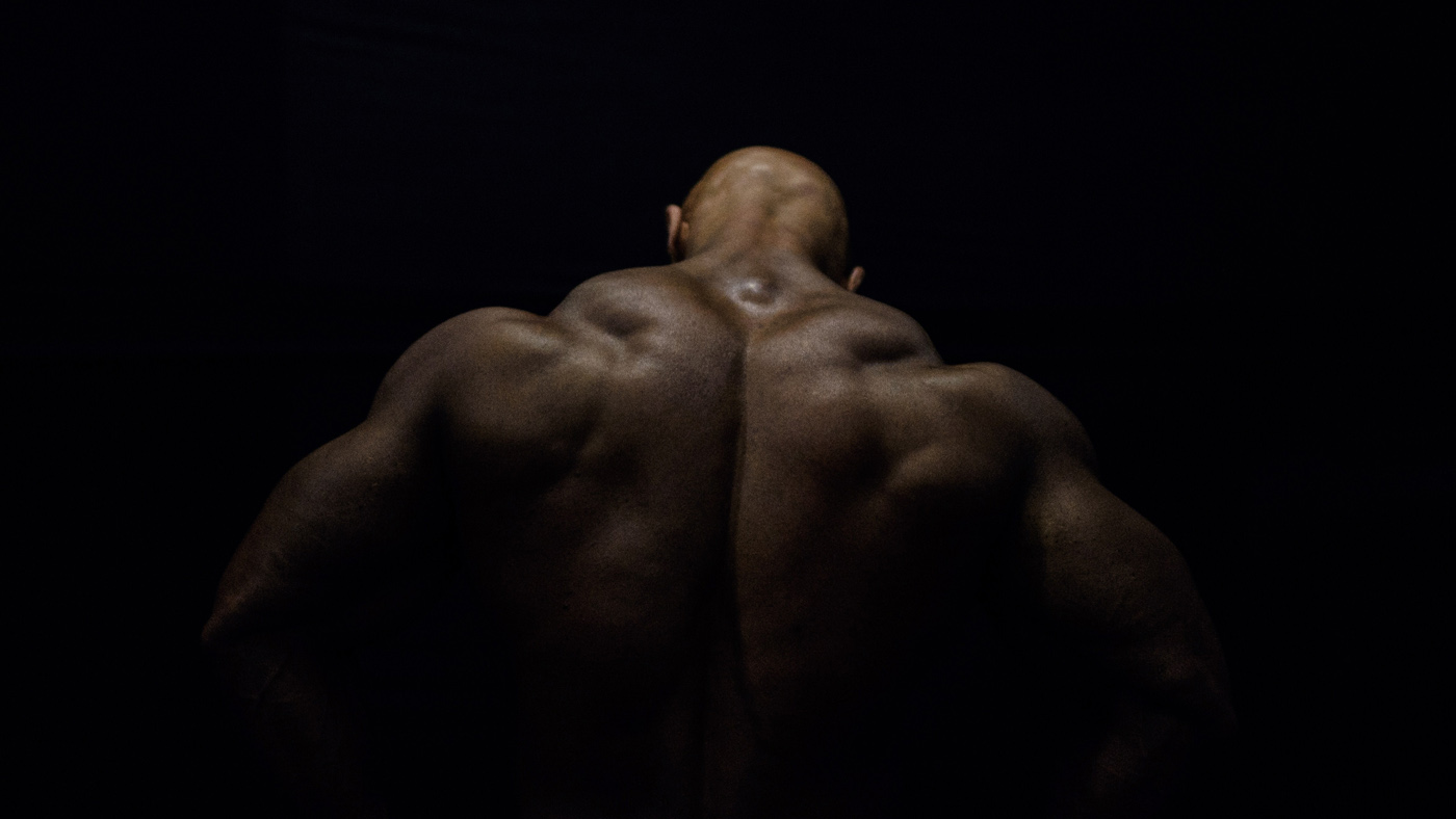 South African bodybuilder Marius Dohne prepares for a competition at the Arnold Classic Brazil 2015 in Rio de Janeiro, Brazil, on May 30, 2015. The 3rd annual multi-disciplinary sports compet