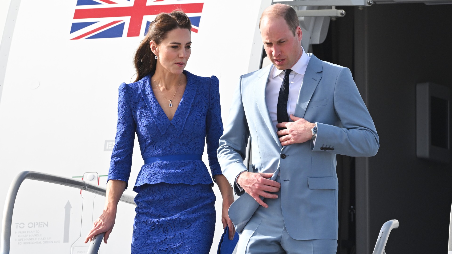 Duke and Duchess of Cambridge arrive in Belize