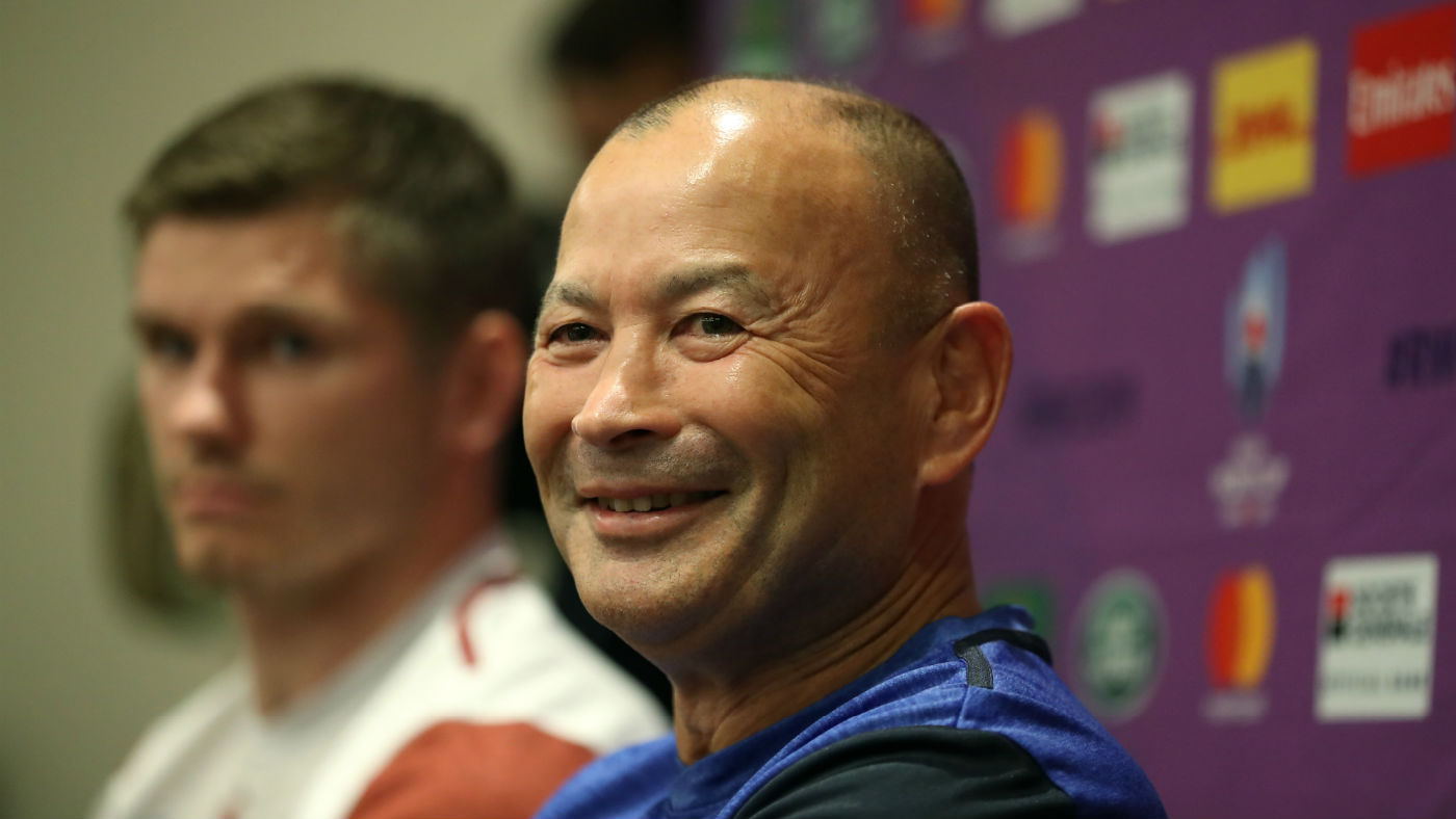 England head coach Eddie Jones speaks to the media ahead of the Rugby World Cup semi-final
