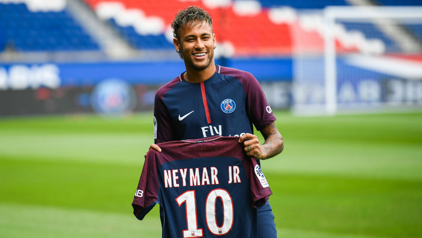In August 2017 Neymar completed his record-breaking move from Barcelona to Paris Saint-Germain