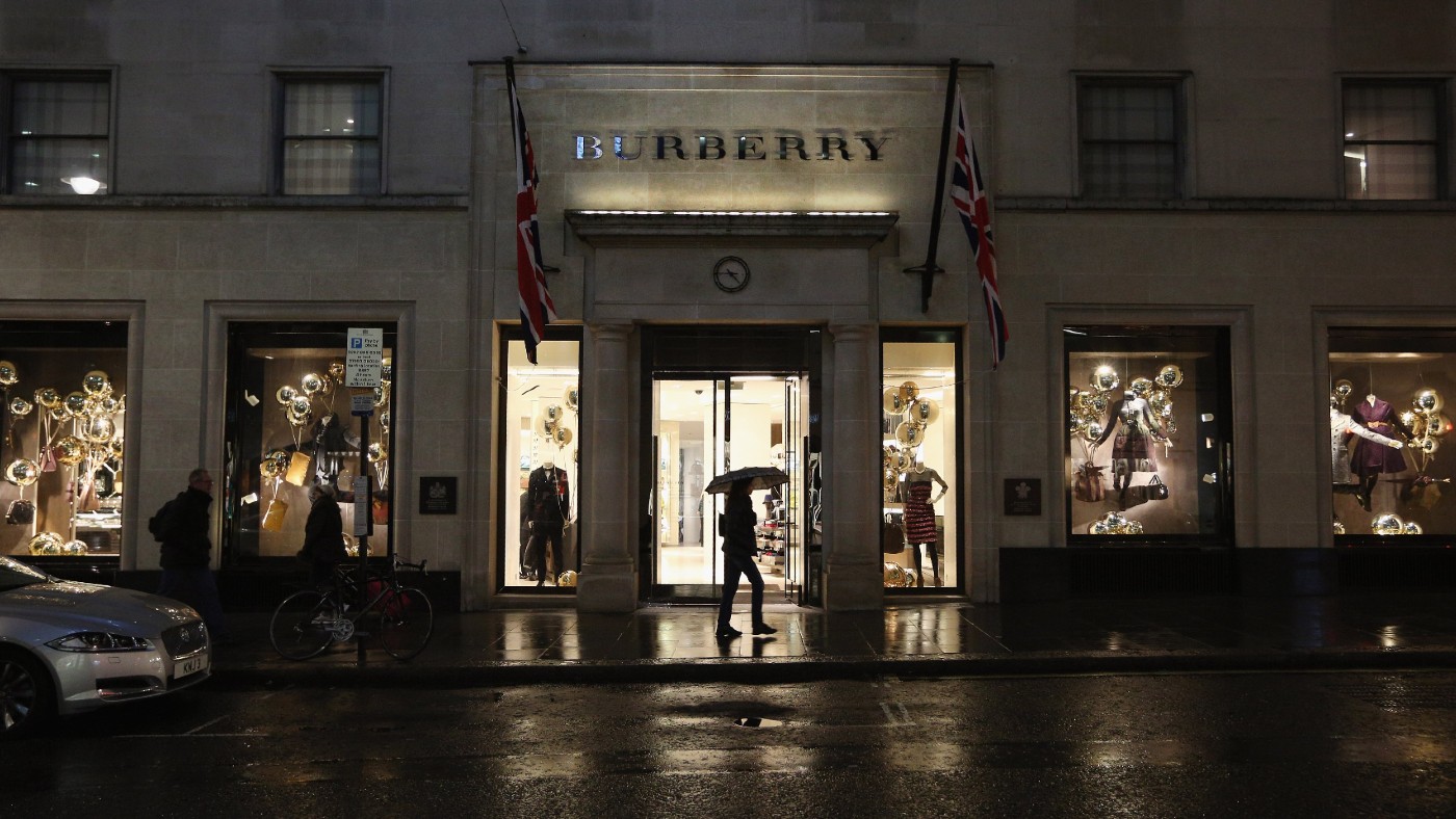 Burberry store on Bond Street in London 