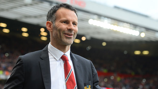 Ryan Giggs during his first game in charge