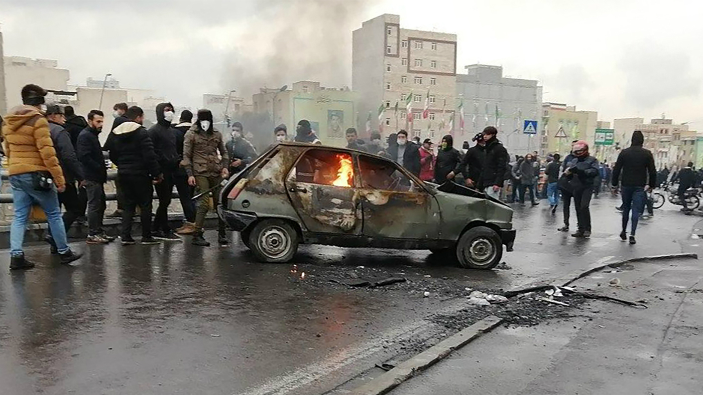 Iran, Tehran, Protest